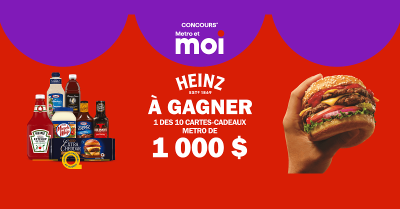 Concours Metro - Gagnez 1 des 10 cartes-cadeaux Metro de 1000 $ ! Concours Metro - Gagnez 1 des 10 cartes-cadeaux Metro de 1000 $ !