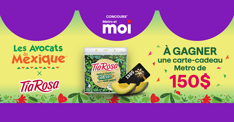 Concours Metro - Gagnez une carte-cadeau Metro de 150$! Concours Metro - Gagnez une carte-cadeau Metro de 150$!