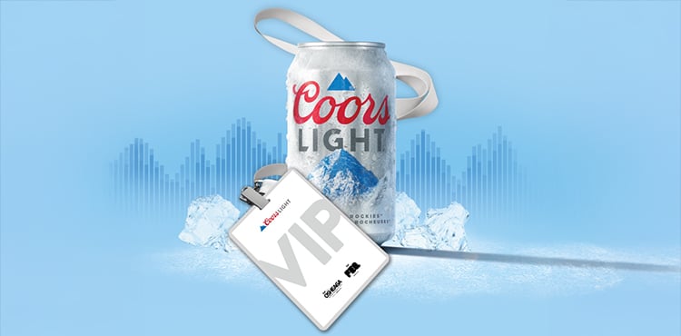 Concours Musique Gagnez des prix chaque jour de l’été » de Coors Light!