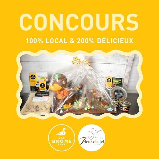 Concours Pâques avec Canards du Lac Brome et Chocolaterie Fleur de Sel! Concours Pâques avec Canards du Lac Brome et Chocolaterie Fleur de Sel!
