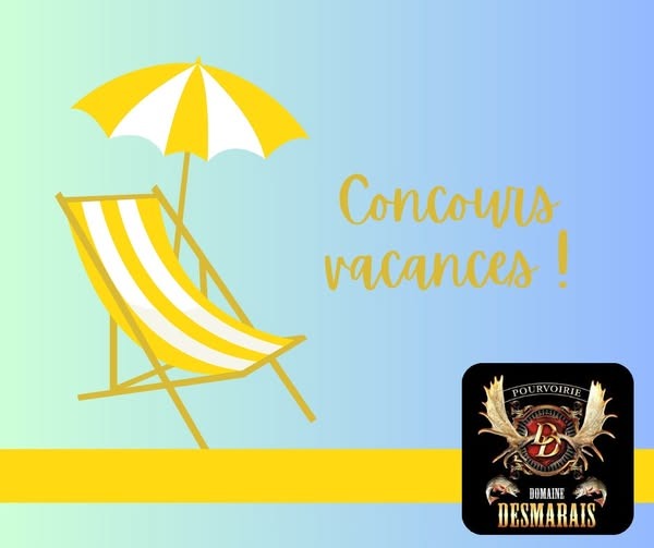 Concours Pourvoirie Domaine Desmarais - Gagnez l’un des 2 certificats-cadeaux de 250 $ chacun, applicables sur un séjour ou forfait à la pourvoirie !