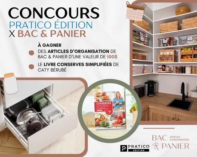 Concours Pratico Édition & Bac & Panier ! Concours Pratico Édition & Bac & Panier !