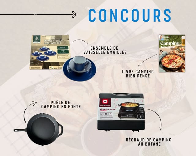 Concours Pratico Edition et Caty Bérubé - Célébrez l'arrivée de la saison de camping! Concours Pratico Edition et Caty Bérubé - Célébrez l'arrivée de la saison de camping!