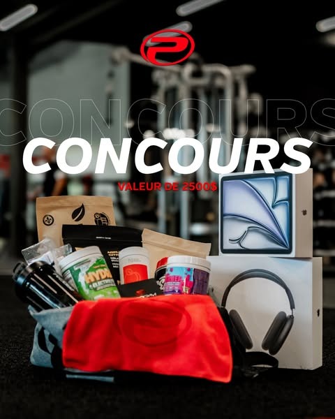 Concours ProGym - Gagnez un prix d'une valeur de 2500$ !