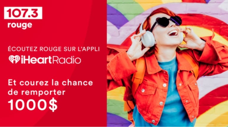 Concours Rouge FM 107,3 Gagnez 1000$!