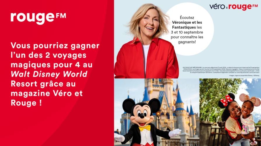 Concours Gagnez des vacances de rêve au Walt Disney World Resort!