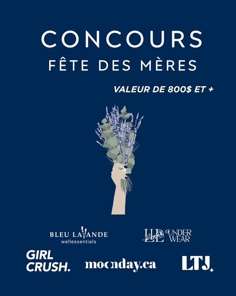 Concours SPÉCIAL FÊTE DES MÈRES ! Concours SPÉCIAL FÊTE DES MÈRES !