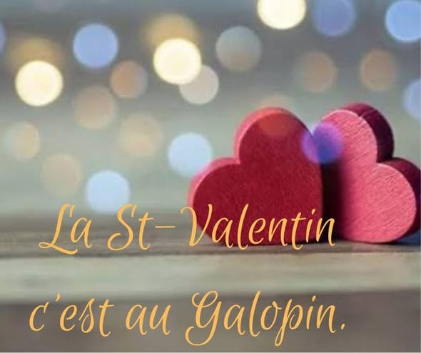 Concours St-Valentin Galopin- Gagnez un repas pour deux personnes!