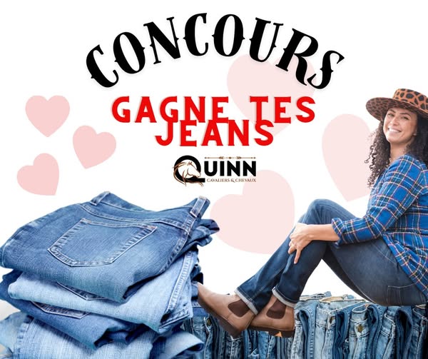 Concours St-Valentin Quinn Boutiques- Gagnez une paire de jeans pour elle et lui!