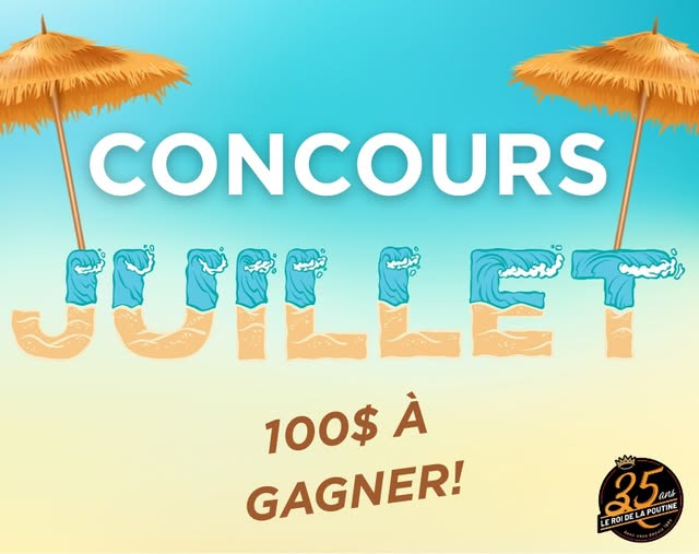 Concours Stratos Pizza - Poutine - 100$ À GAGNER EN JUILLET Concours Stratos Pizza - Poutine - 100$ À GAGNER EN JUILLET