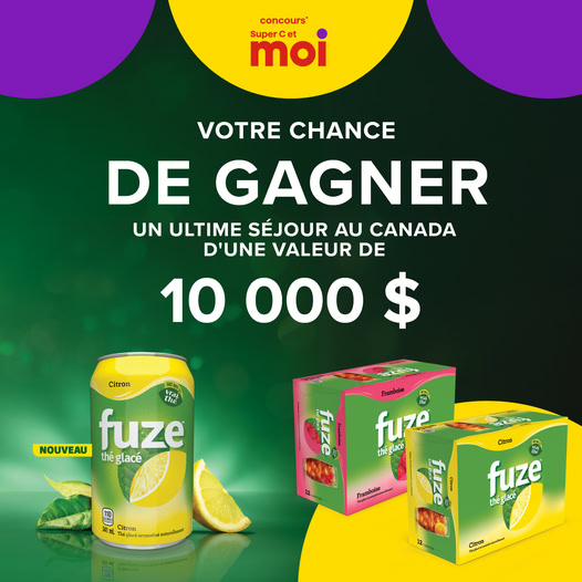 Concours Super C - Gagnez un ultime séjour au Canada d’une valeur de 10 000 $! Concours Super C - Gagnez un ultime séjour au Canada d’une valeur de 10 000 $!