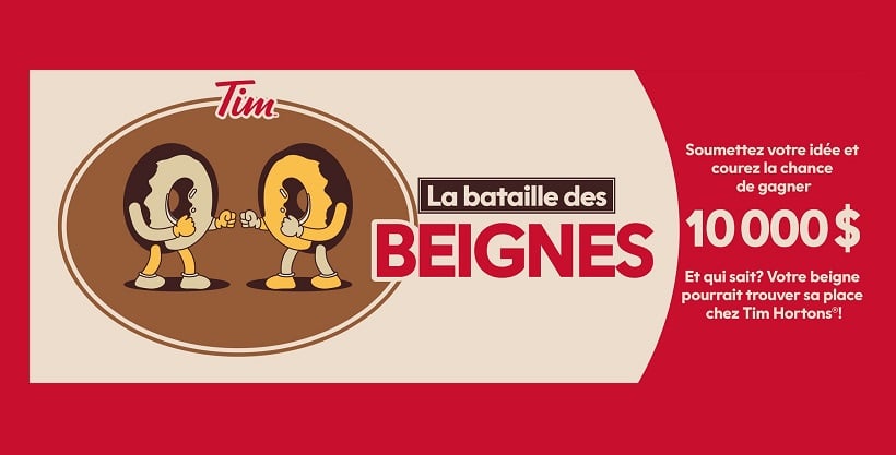 Concours Tim Horton - La bataille des beignes ! Concours Tim Horton - La bataille des beignes !