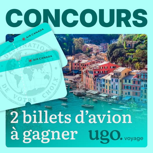 Concours Ugo.voyage - GAGNEZ VOTRE VOYAGE !