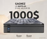 Concours Accent Meubles (Trois-Rivières) - Gagnez un matelas Sealy d'une valeur de 1000 $
