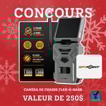 Concours Aventures express.tv - Gagnez une caméra de chasse SPYPOINT Flex Dark S!