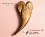 Concours Bertrand Massé Artiste- Gagnez un magnifique cœur sculpté en bois!
