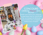 Concours Brunet (Victoriaville, Quebec) - Gagnez un gigantesque lapin en chocolat de 3 kg !