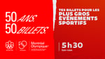 Concours CKOI 96,9 Gagnez  près de 50 billets pour assister aux plus grands événements sportifs à Montréal!