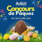 Concours Distribution alimentaire Aubut - Gagnez l'un des  2 chocolats de Pâques ultra gourmands, d’une valeur de 150$ chacun !