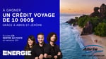 Concours Energie 104.1 - Partez en voyage grâce à Abris St-Jérôme!