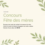 Concours Fête des mères Boutique Grenier!