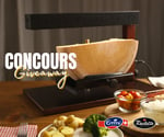 Concours Gagne ton four à raclette traditionnel fabriqué en Suisse d'une valeur de 500$!