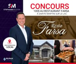 Concours Gagnez 100$ au  Restaurant Farsa à Sainte-Marthe-su-le-Lac!