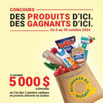 Concours Gagnez 5 000 $ en épicerie avec Les Marchés Traditions!