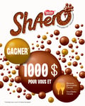 Concours Gagnez 1000$ avec Nestlé AERO Concours Gagnez 1000$ avec Nestlé AERO