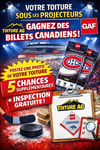 Concours Gagnez deux billets pour les Canadiens de Montréal!