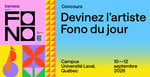 Concours WKND 91,9 Gagnez deux laissez-passer pour le festival Fono!