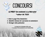 Concours Gagnez deux nuitées à La Retraite!