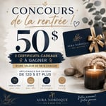 Concours Gagnez l'un des deux certificats-cadeaux Aura Nordique Spa & Bien-être Headspa de 50$! Concours Gagnez l'un des deux certificats-cadeaux Aura Nordique Spa & Bien-être Headspa de 50$!