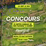 Concours Gagnez l'une des 10 cartes cadeaux FlexiGolf de 100$!