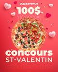 Concours Gagnez l'une des 4 cartes cadeaux de 25$ Pizza Avenue!