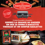 Concours Gagnez un des 10 fours à raclette Trudeau et un souper raclette!