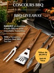 Concours Gagnez un ensemble d'outils BBQ en acier inoxydable Tramontina!