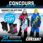 Concours Gagnez un kit FXR complet (fille ou garçon) d’une valeur de 550 $