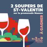 Concours Gagnez un souper romantique d'une valeur de 100$