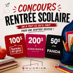 Concours Gagnez une carte-cadeau Bureau en Gros de 100$ une carte-cadeau l'aubainerie de 200$ et une carte-cadeau Panda Chaussures de 50$! Concours Gagnez une carte-cadeau Bureau en Gros de 100$ une carte-cadeau l'aubainerie de 200$ et une carte-cadeau Panda Chaussures de 50$!