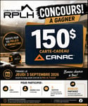 Concours Gagnez une carte-cadeau Canac de 150$! Concours Gagnez une carte-cadeau Canac de 150$!