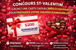 Concours Gagnez une carte-cadeau de 200 $ chez Économarché!