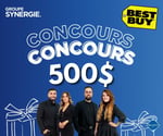 Concours Gagnez une carte-cadeau de 500$ chez Best Buy!