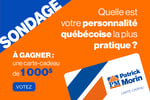 Concours Gagnez une carte-cadeau Patrick Morin de 1000$!