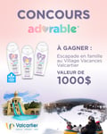 Concours Gagnez une escapade en famille d’une valeur de 1 000 $ au Village Vacances Valcartier! Concours Gagnez une escapade en famille d’une valeur de 1 000 $ au Village Vacances Valcartier!