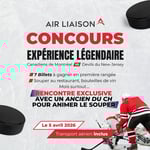 Concours Gagnez une expérience VIP pour voir le Canadien le 5 avril 2026! Concours Gagnez une expérience VIP pour voir le Canadien le 5 avril 2026!