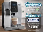 Concours Gagnez une machine à café espresso de la marque De'Longhi North America, d'une valeur de 1 700$!