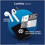 Concours Gagnez une Paire d’Écouteurs AirPod d’Apple + une Carte-cadeau Lululemon de 200 $