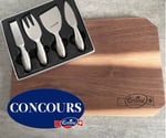 Concours Gagnez une planche ainsi qu’un ensemble de couteaux à fromage Emmi!