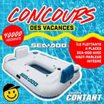 Concours Groupe Contant - Gagnez une île flottante Sea-Doo pour 4 personnes avec haut-parleur intégré !